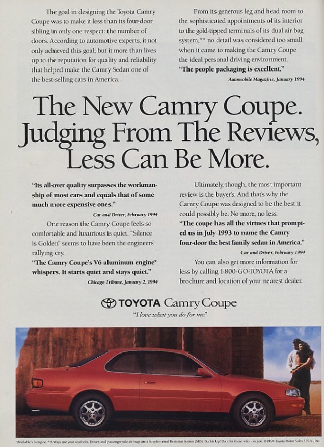 Camry Ad Dashboard Light